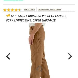 Carhartt pants men’s brand still sealed in bag